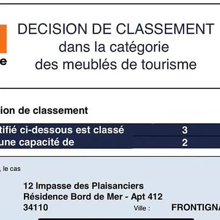 Apartment 3 Etoiles ! T2 Proche Clim & Piscine !